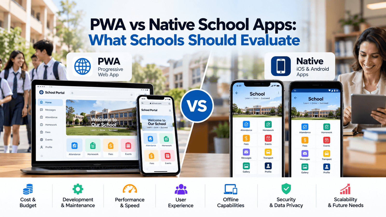PWA vs Native School Apps: A Practical Comparison